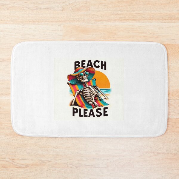 Item preview, Beach Please - Funny Skeleton Summer Vacation Shirt designed and sold by Tmino-design.