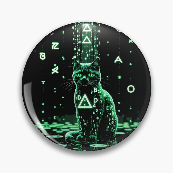 Item preview,  Cat Game Matrix - Futuristic Tech Art designed and sold by harry mac.