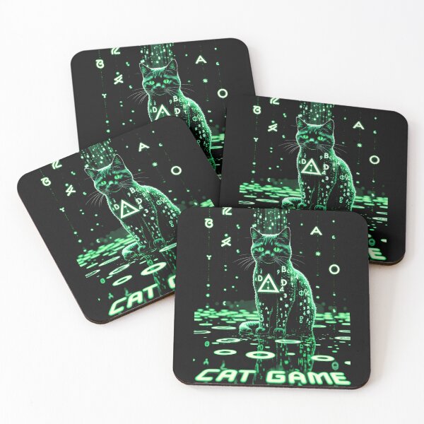 Item preview,  Cat Game Matrix - Futuristic Tech Art designed and sold by harry mac.
