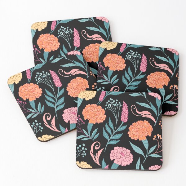 Item preview, Floral of the Dead Pattern | Mexican Day of the Dead Flowers Design designed and sold by  Ojo de Lilith.