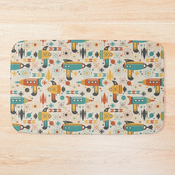 Item preview, Retro Atomic Raygun Pattern – Midcentury Space Age Design designed and sold by musingtreeart.