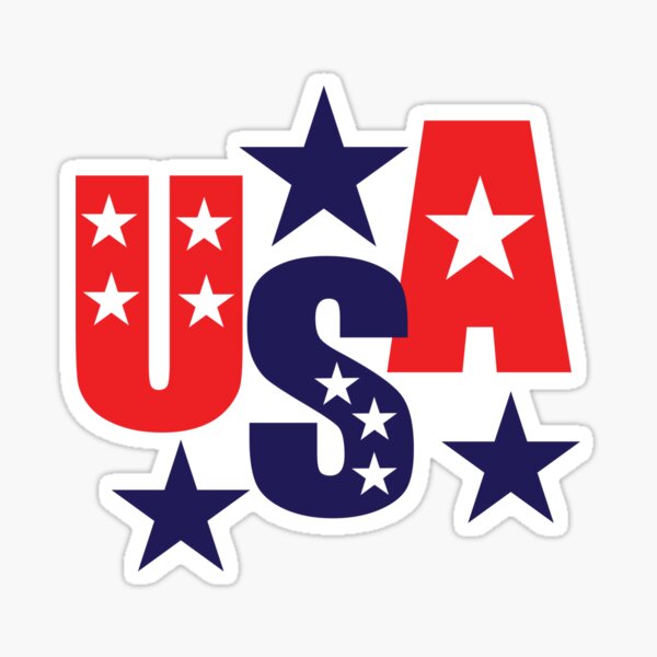 Item preview, USA logo designed and sold by di-Vera-Rosati.