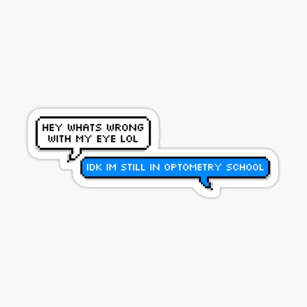 Item preview, optometry student designed and sold by newbkitkat.