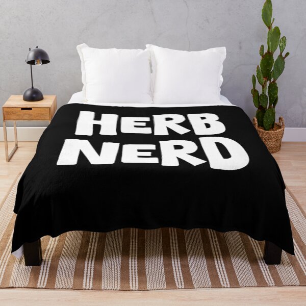 Item preview, Herbal nerd: love for botany in trendy lettering designed and sold by GartenIdeen.
