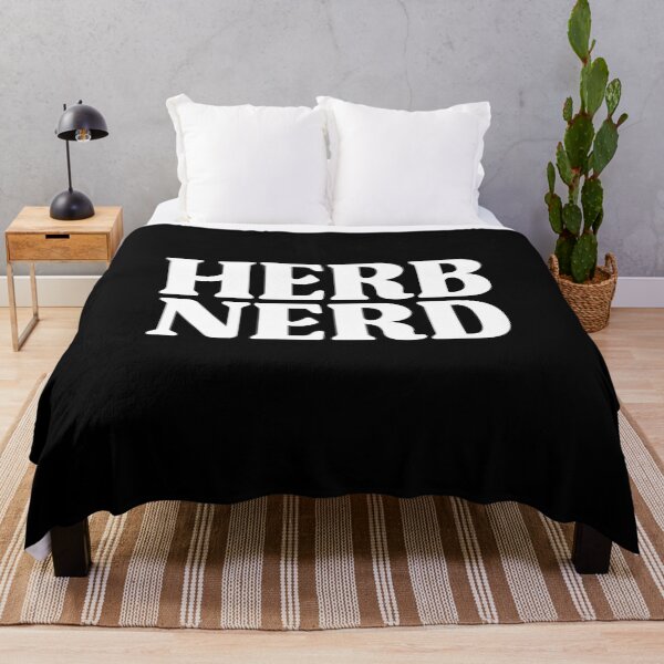 Item preview, Herbal nerd: love for botany in trendy lettering designed and sold by GartenIdeen.