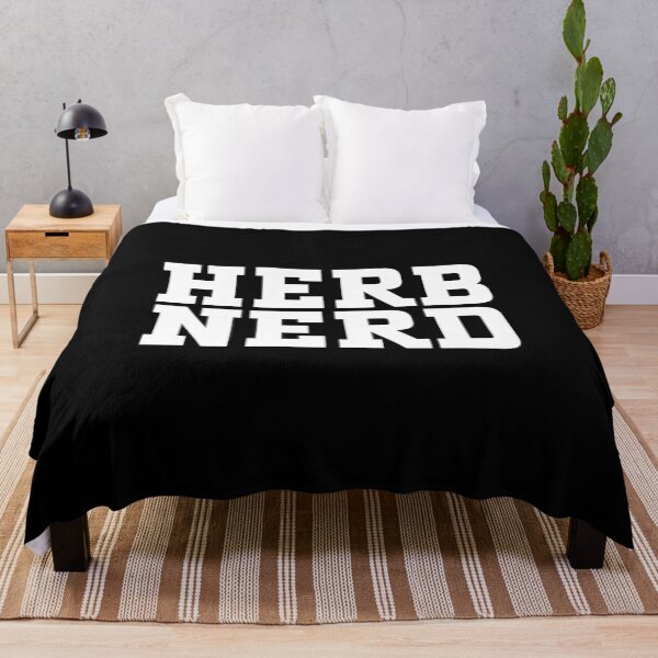 Item preview, Herbal nerd: love for botany in trendy lettering designed and sold by GartenIdeen.
