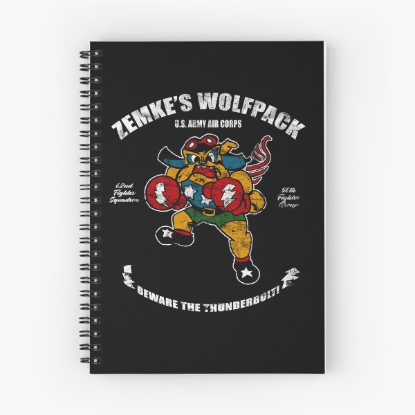 Item preview, Zemke's Wolfpack 56th Fighter Group 62nd Fighter Sqd. WWII Vintage Unit Insignia designed and sold by RealPilotDesign.