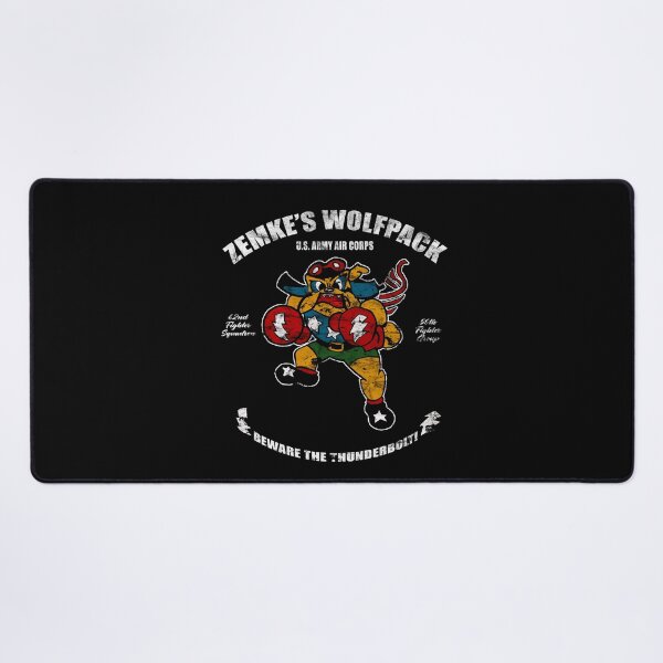 Item preview, Zemke's Wolfpack 56th Fighter Group 62nd Fighter Sqd. WWII Vintage Unit Insignia designed and sold by RealPilotDesign.