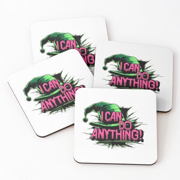 Item preview, Glitchy "I Can Do Anything" Tee – Jevil Fan Art Shirt designed and sold by Homecrate01.