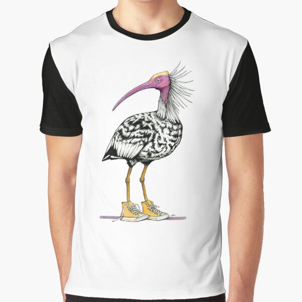 Item preview, Northern Bald Ibis in High Tops designed and sold by JimsBirds.