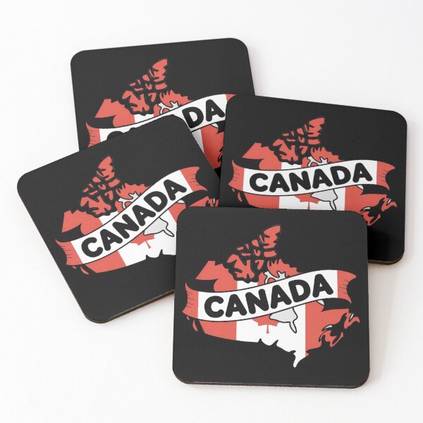 Item preview, Canada Flag Map designed and sold by Paper Drip.