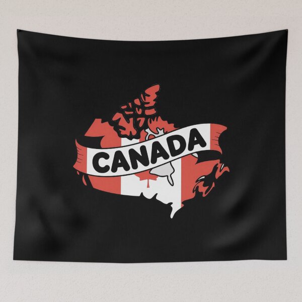 Item preview, Canada Flag Map designed and sold by Paper Drip.