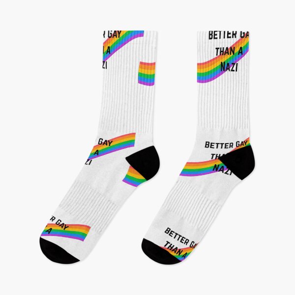 Item preview, Better Gay than a Nazi designed and sold by Adia Rose.
