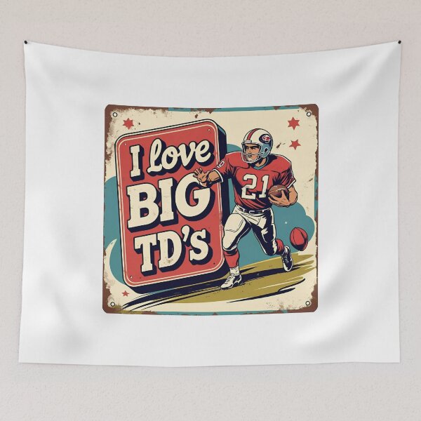 Item preview, I love big TD's designed and sold by NicMacTees.