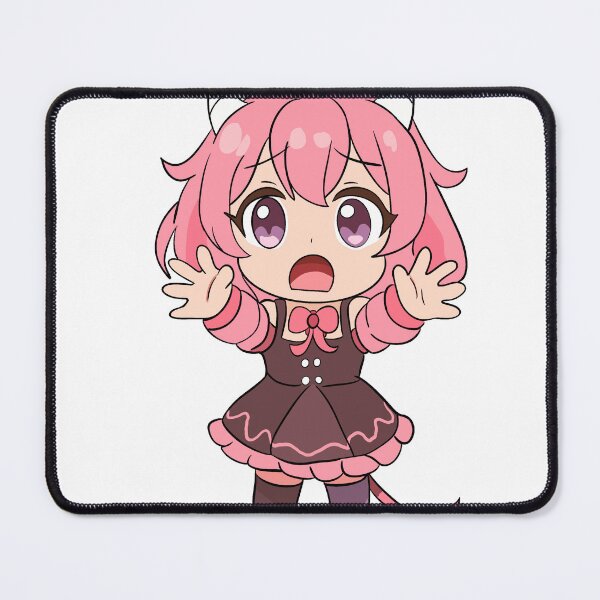 Item preview, Ironmouse chibi style "I Want Uppies!" Design designed and sold by Fresh Oshi Pressed.