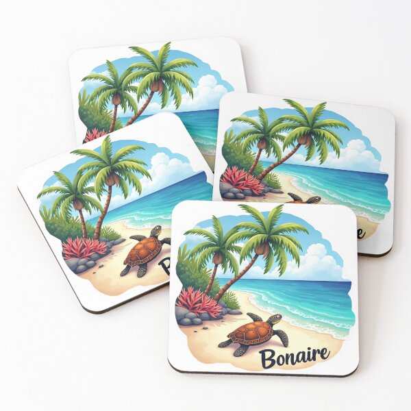 Item preview, Sea turtle on bonaire sticker designed and sold by seahorse crossing.