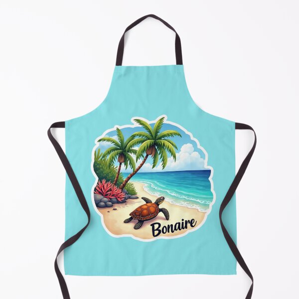Item preview, Sea turtle on bonaire sticker designed and sold by seahorse crossing.