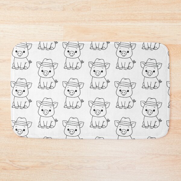 Item preview, Pig with Fedora designed and sold by DrexDesigns.