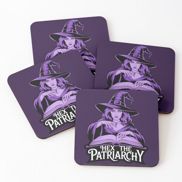 Item preview, Hex the Patriarchy Witch Design – Feminist Magic Art for Stickers, Tees, Notebooks & Spooky Empowerment Decor designed and sold by FieldHouseTees.