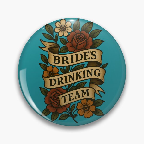 Item preview, Brides Drinking Team Bachelorette Party  designed and sold by SeeSquaredDesign.
