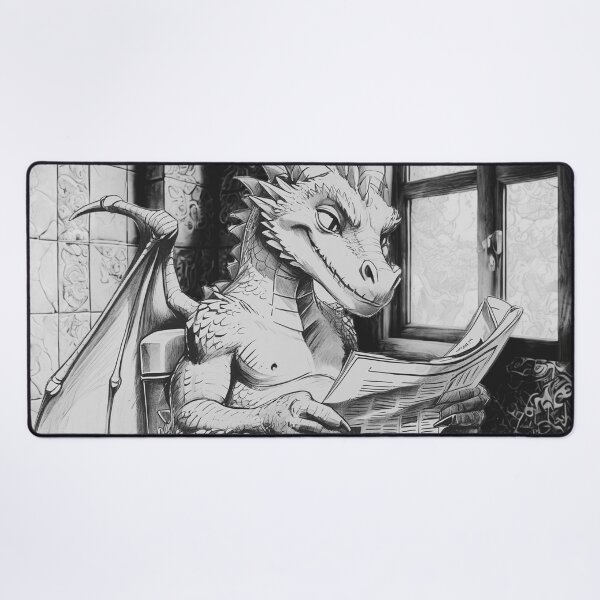 Item preview, Dragon using the Restroom (funny) designed and sold by Carritz.