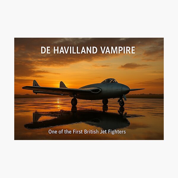 Item preview, de Havilland Vampire designed and sold by Skyframe Aviation.