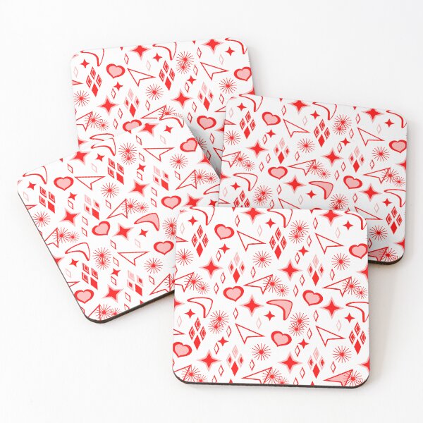 Item preview, Valentine Hearts Retro Mix Seamless Repeat designed and sold by Sharon Schwalbe.