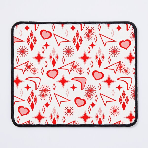 Item preview, Valentine Hearts Retro Mix Seamless Repeat designed and sold by Sharon Schwalbe.