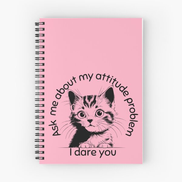 Item preview, Rude kittens - Ask me about my attitude problem - I dare you designed and sold by TalkingHerds.