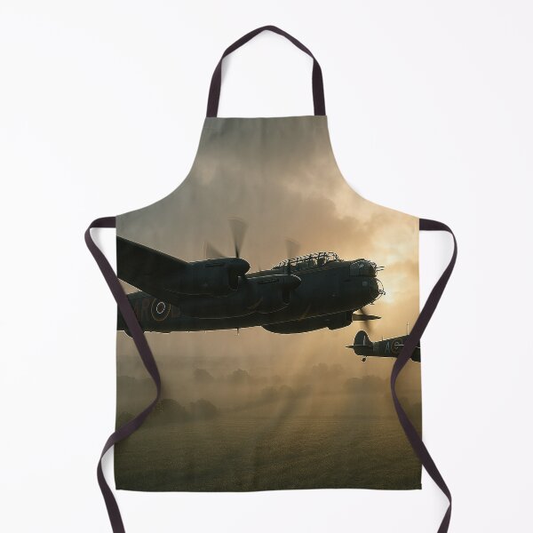 Item preview, Dawn Patrol Lancaster and Spitfire in Mist designed and sold by Skyframe Aviation.