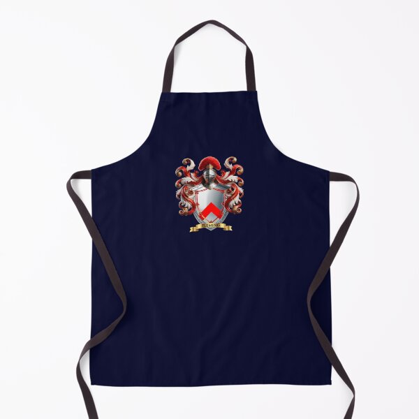 Item preview, Fleming Family Crest – Bold Red Chevron on Silver Shield designed and sold by Highlandkings.