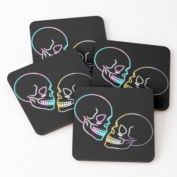 Item preview, Trans and Nonbinary Pride Skulls designed and sold by ashstash.