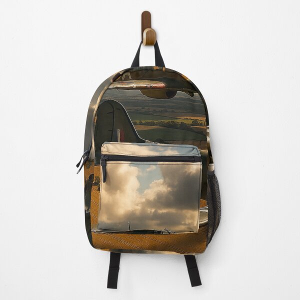 Item preview, Dakota and Hurricane Above Autumn Fields designed and sold by Skyframe Aviation.