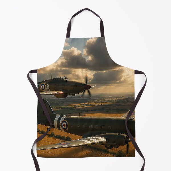 Item preview, Dakota and Hurricane Above Autumn Fields designed and sold by Skyframe Aviation.