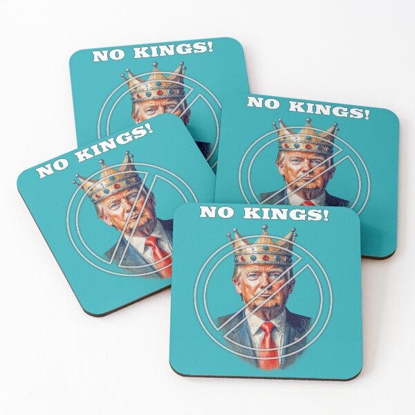 Item preview, Anti-Trump Protest No Kings Anti-MAGA No Dictators Anti Deportations designed and sold by CrystalGraphic.