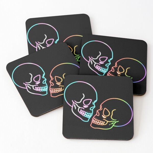 Item preview, Trans and Gay Pride skulls  designed and sold by ashstash.