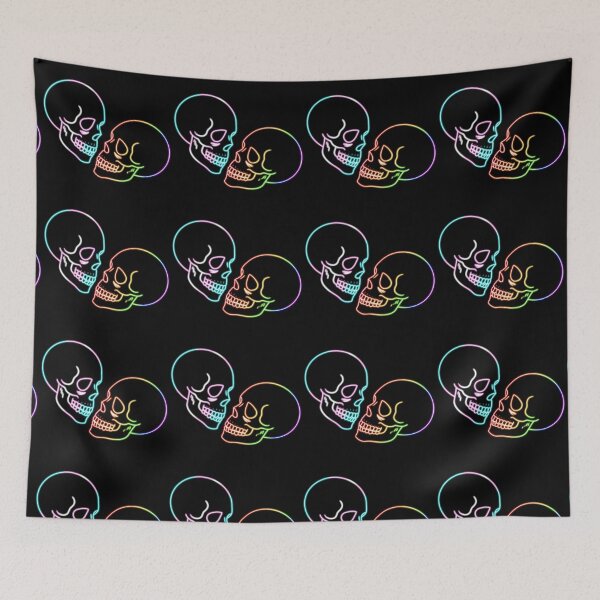 Item preview, Trans and Gay Pride skulls  designed and sold by ashstash.