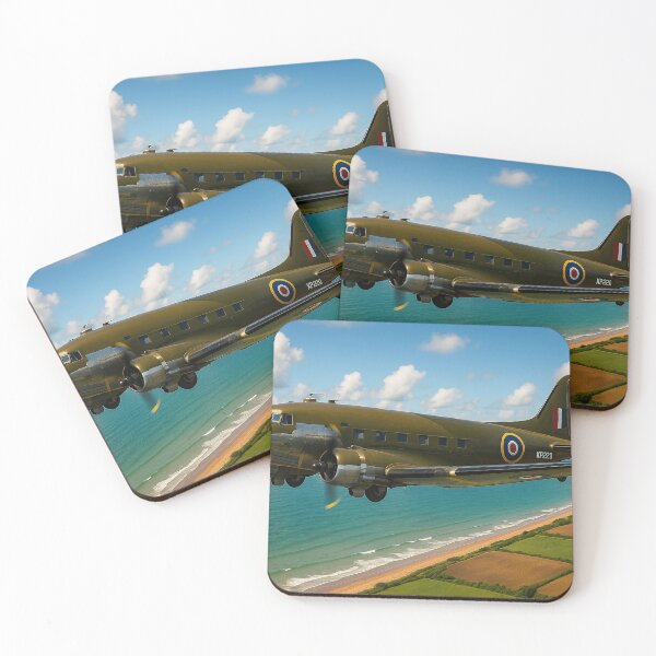 Item preview, Dakota C-47 Over Coastal England designed and sold by Skyframe Aviation.