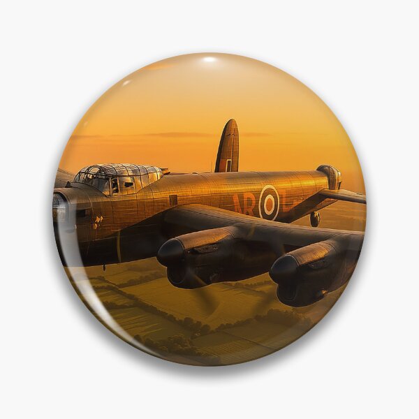 Item preview, Golden Hour Lancaster Over English Fields designed and sold by Skyframe Aviation.