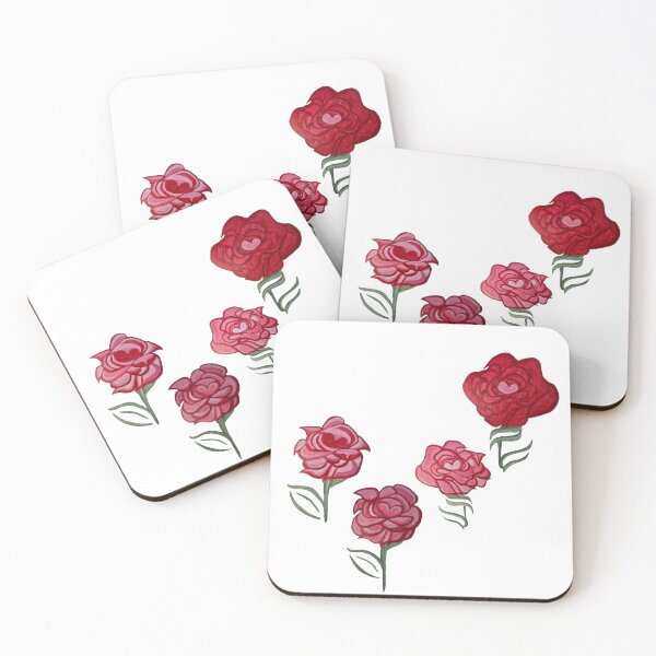 Item preview, Four Roses – Abstract Formline Florals designed and sold by vwalterson.