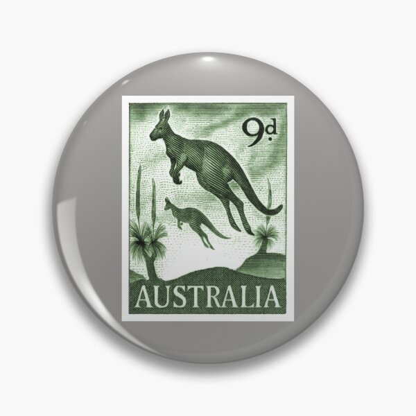 Item preview, 1959 Australia Kangaroos Postage Stamp designed and sold by retrographics.