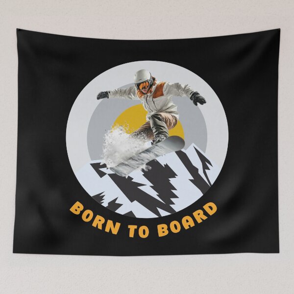 Item preview, Snowboard Winter Mountains Climb High, Ride Hard Design  designed and sold by LovelyHappyGift.