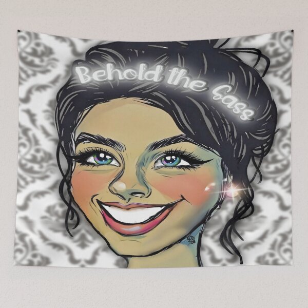 Item preview, Behold the Sass Pop Art Portrait designed and sold by gleefulme.