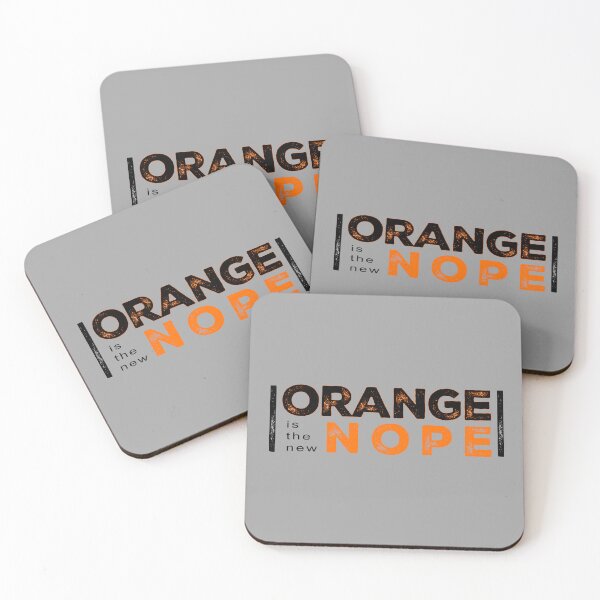 Item preview, ORANGE IS THE NEW NOPE - Anti-Trump  designed and sold by Qweird Artistry.