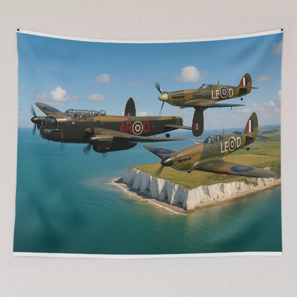 Item preview, Wings Over the White Cliffs designed and sold by Skyframe Aviation.