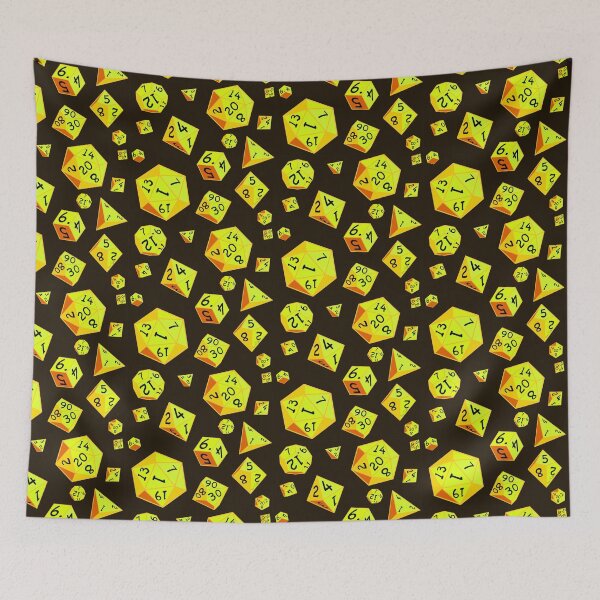 Item preview, Dicepalooza -Gold Dice- designed and sold by Rene Trujillo Illustrations.