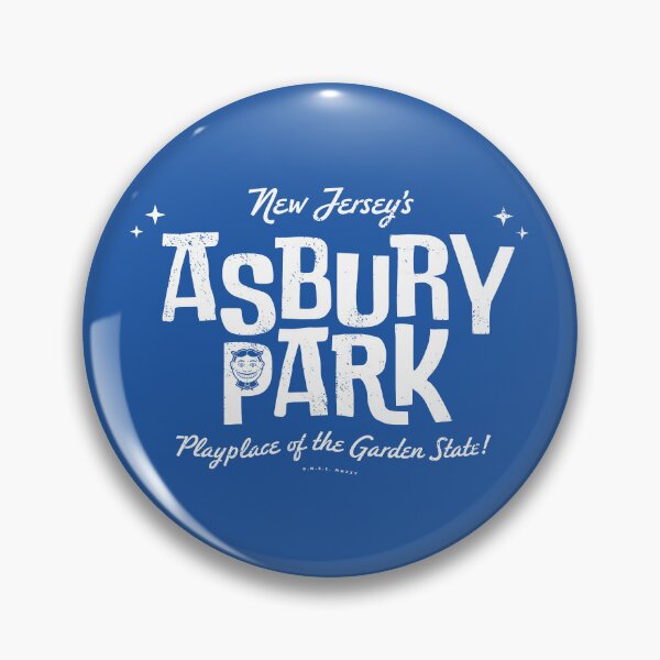 Item preview, New Jersey Asbury Park Retro Lettering designed and sold by deadmansupplyco.