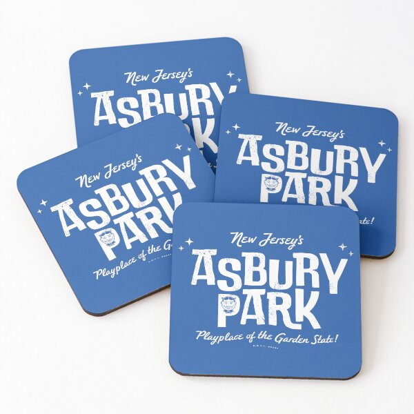 Item preview, New Jersey Asbury Park Retro Lettering designed and sold by deadmansupplyco.