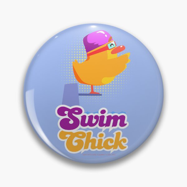Item preview, Swim Chick: Adorable Fierce Funny Competitive Female Swimmer  designed and sold by LaneLineThreads.