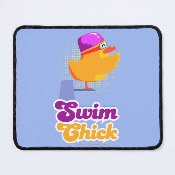 Item preview, Swim Chick: Adorable Fierce Funny Competitive Female Swimmer designed and sold by LaneLineThreads.